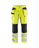 Werkkledij Blaklader 7163 Dames Werkbroek High Vis Met Stretch