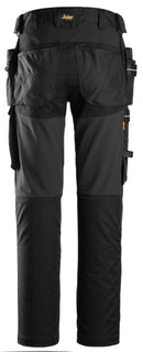 Snickers 6590 AllroundWork Capsulized stretch werkbroek met kniebeschermers en holsterzakken back