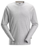 Snickers 2496 T-Shirt Met Lange Mouwen Light Grey Melange - Base