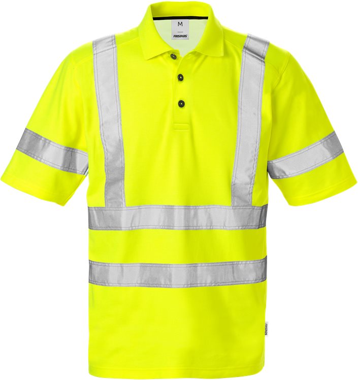 Fristads Hi Vis Poloshirt Klasse 3 7025 Phv