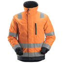 Snickers 1130 Allroundwork High-Vis 37.5 Isolerend Jack Klasse 3 Hv Orange - Steel Grey