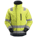 Snickers 1130 Allroundwork High-Vis 37.5 Isolerend Jack Klasse 3 Hv Yellow - Steel Grey