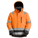 Snickers 1132 High-Vis Waterproof 37.5 Isolerend Jack Klasse 3 Hv Orange - Black
