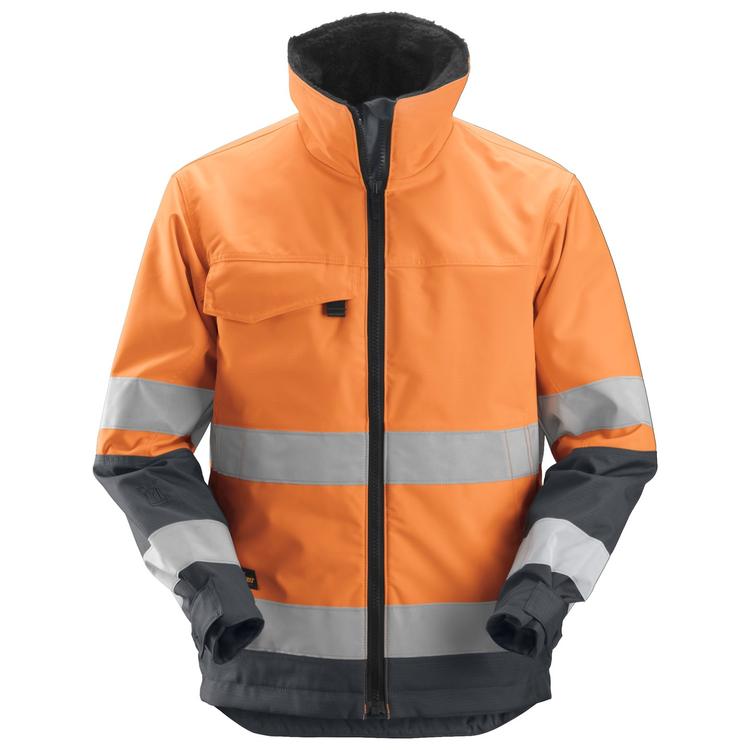 Snickers 1138 High-Vis Isolerend Jack Klasse 3 Hv Orange - Steel Grey