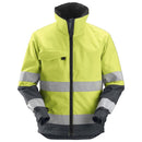 Snickers 1138 High-Vis Isolerend Jack Klasse 3 Hv Yellow - Steel Grey