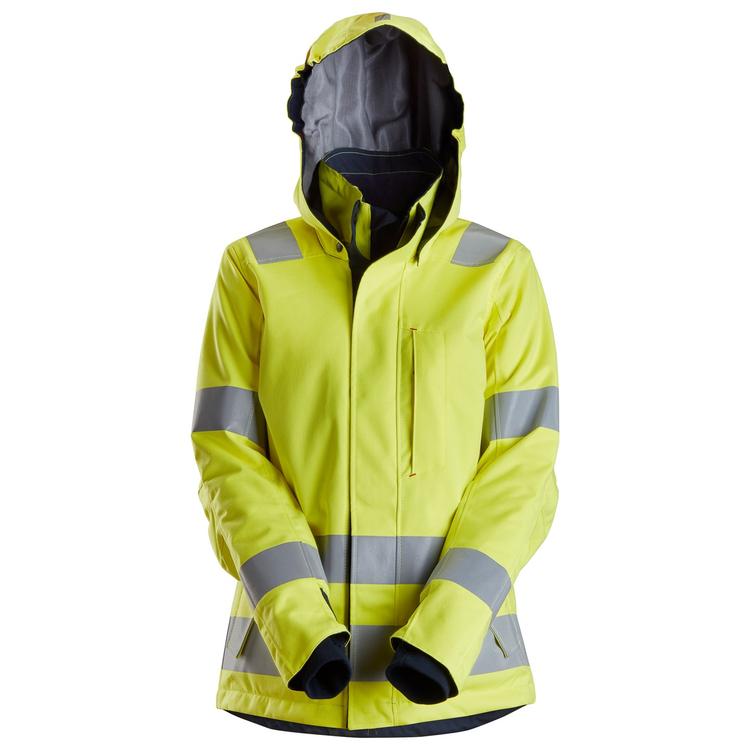 Snickers 1167 Protecwork Dames Isolerend Jack High-Vis Klasse 3 Hv Yellow - Navy