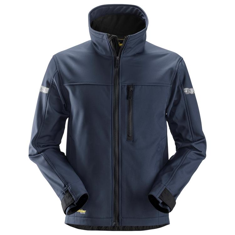 Snickers 1200 Allroundwork Soft Shell Jack Navy - Black