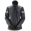 Snickers 1207 Allroundwork Dames Soft Shell Jack Steel Grey - Black