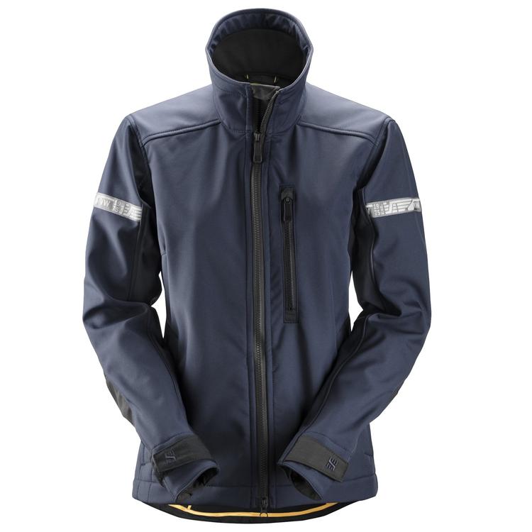 Snickers 1207 Allroundwork Dames Soft Shell Jack Navy - Black