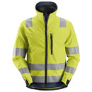 Snickers 1230 Allroundwork High-Vis Softshell Jack Klasse 3 Hv Yellow - Navy