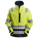 Snickers 1260 Protecwork Soft Shell Jack High-Vis Klasse 3 Hv Yellow - Navy