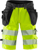 Fristads Hi Vis Korte Stretchbroek Klasse 1 2509 Plu