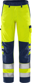 Fristads high vis Green broek klasse 2 2651 GPLU