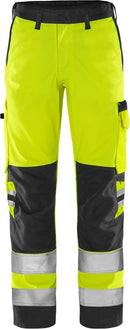 Fristads high vis Green broek klasse 2 2651 GPLU