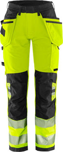 Fristads High Vis Green werkbroek dames stretch klasse 2 2664 GSTP