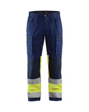 Werkkledij Blaklader 1551 Werkbroek Met Stretch High Vis