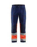Werkkledij Blaklader 1551 Werkbroek Met Stretch High Vis