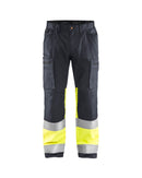 Werkkledij Blaklader 1551 Werkbroek Met Stretch High Vis