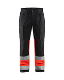Werkkledij Blaklader 1551 Werkbroek Met Stretch High Vis