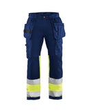 Werkkledij Blaklader 1558 High Vis Werkbroek Met Stretch