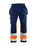 Werkkledij Blaklader 1558 High Vis Werkbroek Met Stretch