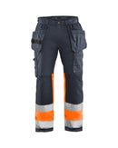 Werkkledij Blaklader 1558 High Vis Werkbroek Met Stretch