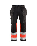 Werkkledij Blaklader 1558 High Vis Werkbroek Met Stretch