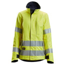 Snickers 1567 Protecwork High-Vis Kl3 Damesjack Hv Yellow - Navy