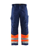Werkkledij Blaklader 1862 Winterwerkbroek High Vis