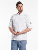 Kokskledij Chaud Devant Hilton Poco White Short Sleeve Koksvest