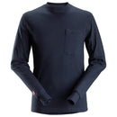 Snickers 2460 Protecwork T-Shirt Met Lange Mouwen Navy - Base