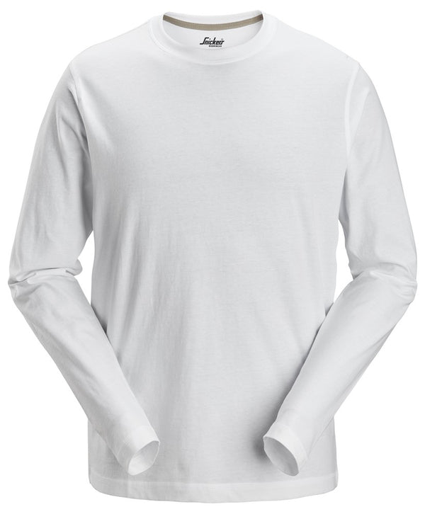 Snickers 2496 T-Shirt Met Lange Mouwen Light Grey Melange - Base