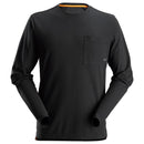 Snickers 2498 Allroundwork 37.5 T-Shirt Met Lange Mouwen Black