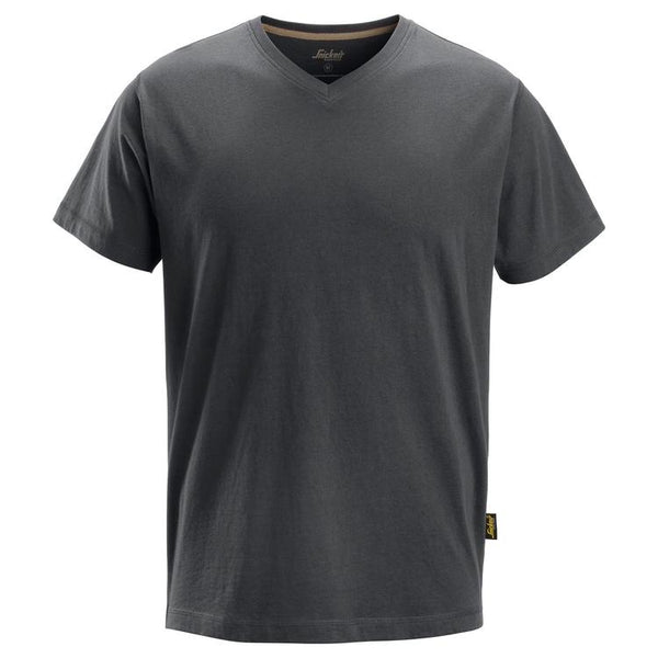 Snickers 2512 T-Shirt V-Hals Steel Grey - Base