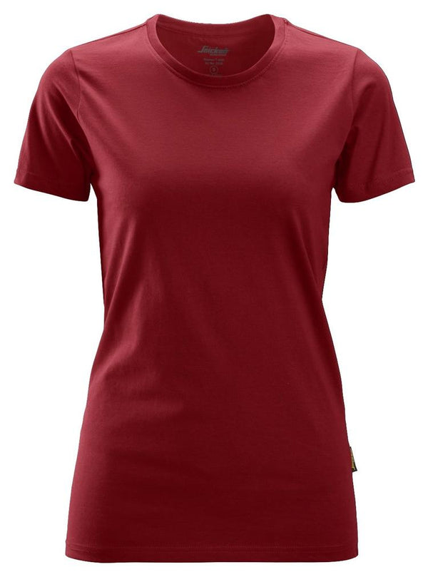 Snickers 2516 Dames T-Shirt Chili Red - Base