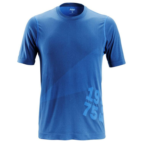 Snickers 2519 Flexiwork 37.5 Tech T-Shirt Met Korte Mouwen True Blue