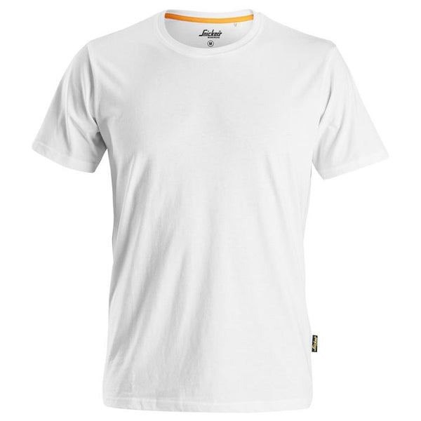 Snickers 2526 Allroundwork T-Shirt Biologisch Katoen White - Base