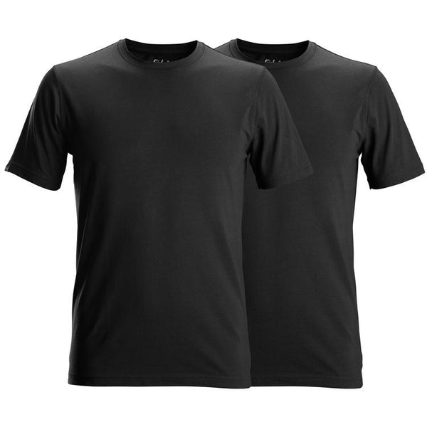 Snickers 2529 T-Shirt 2-Pak Black
