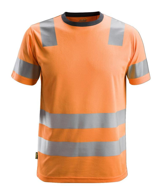 Snickers 2530 Allroundwork High-Vis T-Shirt Klasse 2 Hv Orange - Base