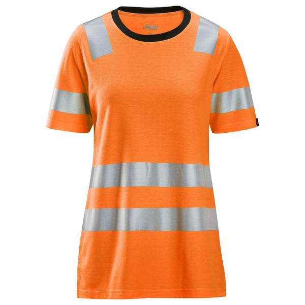 Snickers 2537 High-Vis Klasse 2 Dames T-Shirt Hv Orange - Base