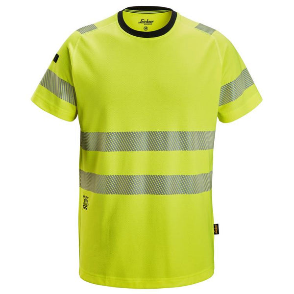 Snickers 2539 High-Vis Klasse 2 T-Shirt Hv Yellow - Base