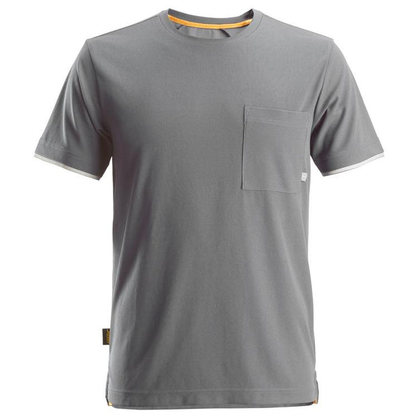 Snickers 2598 Allroundwork 37.5 T-Shirt Met Korte Mouwen Grey - Base