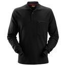 Snickers 2660 Protecwork Poloshirt Met Lange Mouwen Black