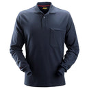 Snickers 2660 Protecwork Poloshirt Met Lange Mouwen Navy - Base