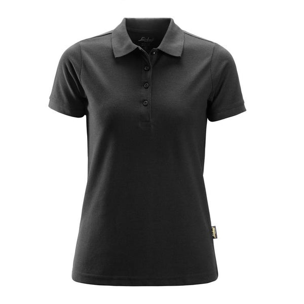 Snickers 2702 Dames Polo Shirt Black