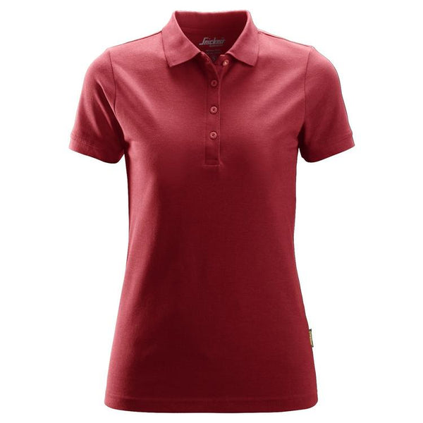 Snickers 2702 Dames Polo Shirt Chili Red - Base