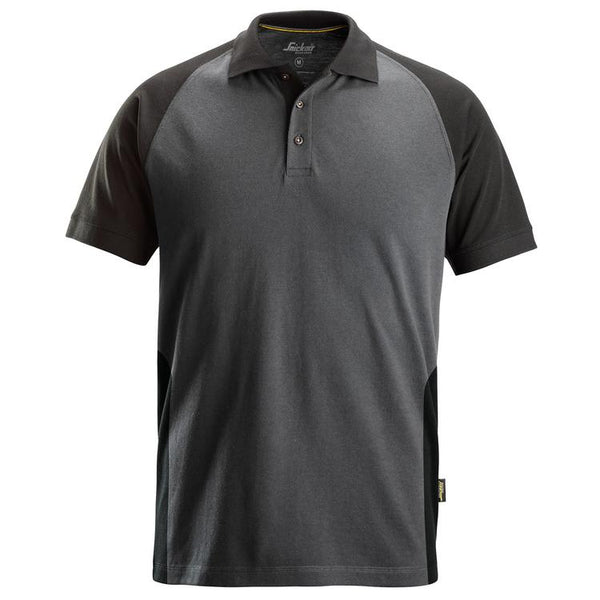 Snickers 2750 Tweekleurig Polo Shirt Steel Grey - Black