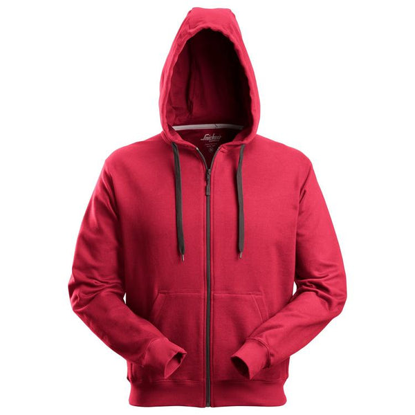 Snickers 2801 Classic Zip Hoodie Chili Red - Base