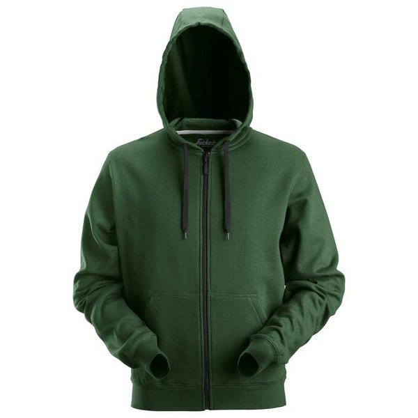 Snickers 2801 Classic Zip Hoodie Forest Green