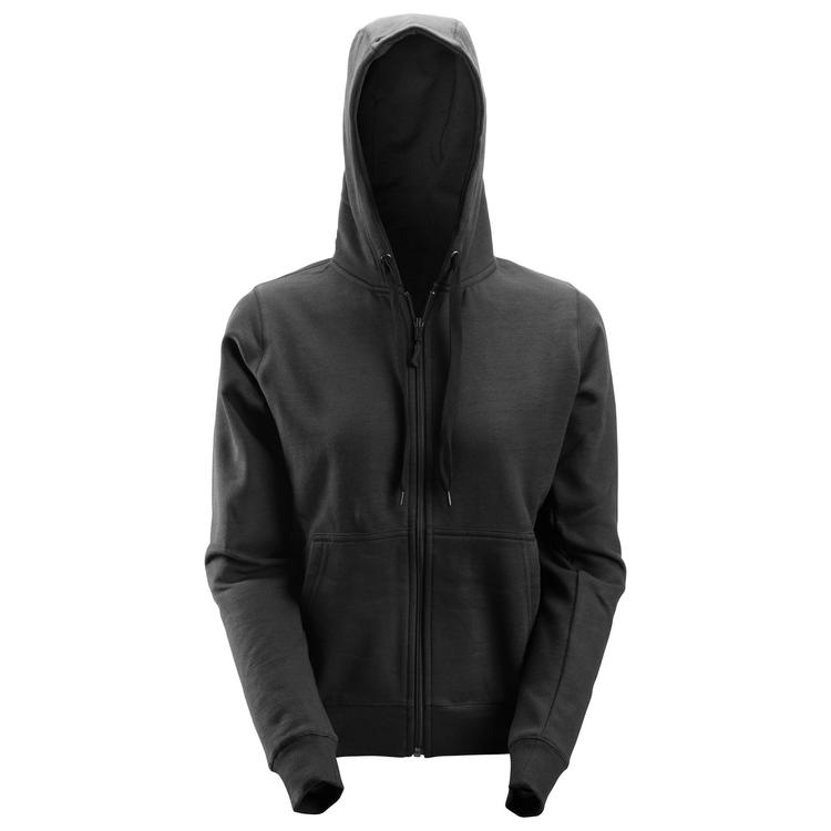 Snickers 2806 Dames Zip Hoodie Black